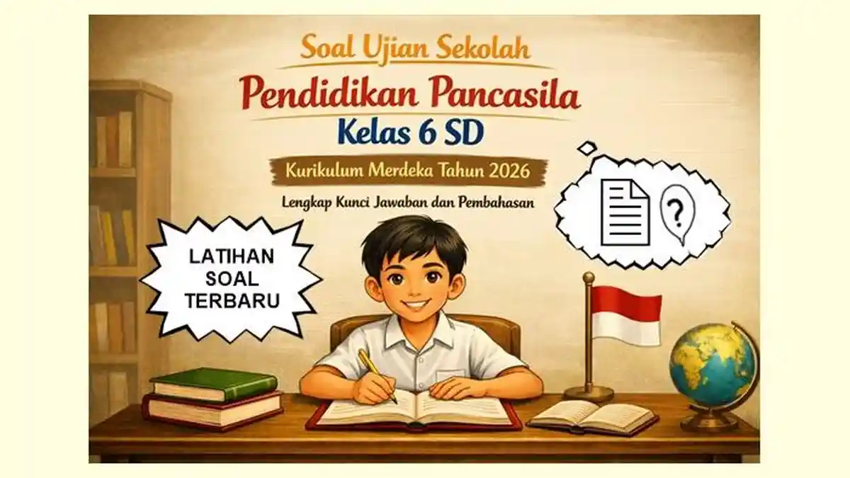Soal Ujian Sekolah Pendidikan Pancasila Kelas 6 SD Kurikulum Merdeka