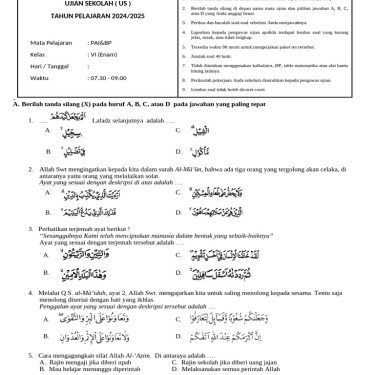 Terbukti! 3 Kunci Sukses Ujian Sekolah PAI Kelas 6 Semester 1 Tahun 2026
