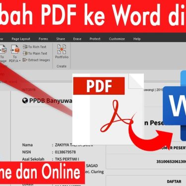 2 Cara Mudah Mengubah PDF ke Word yang Jarang Diketahui, Ternyata Semudah Ini!