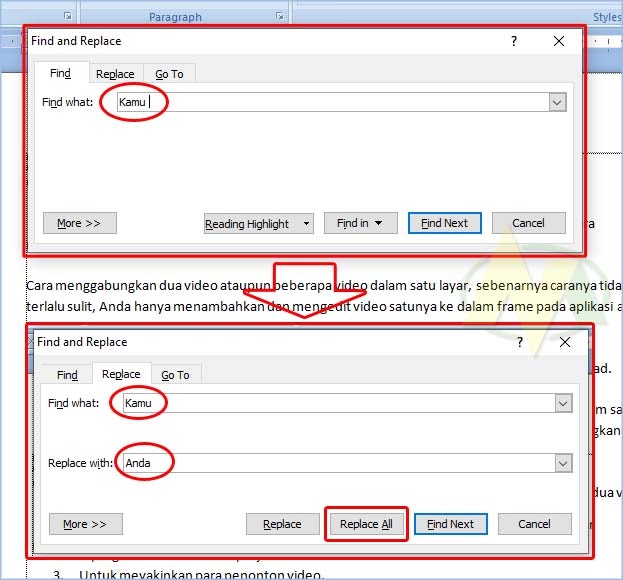 3 Cara Mengubah Satu Kata yang Sama di Word untuk Skripsi, Ternyata Mudah