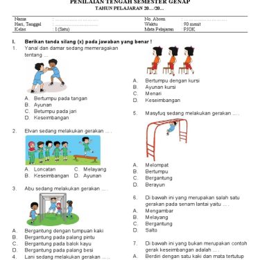 5 Contoh Soal Ujian Semester 2 Kelas 1 SD yang Ternyata Menanamkan Budaya Diam dan Patuh