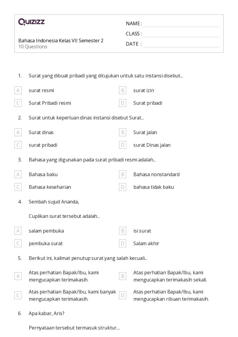 7 Fakta Mengejutkan dari Soal Bahasa Indonesia Kelas 7 Semester 2 yang Wajib Kamu Tahu di 2026