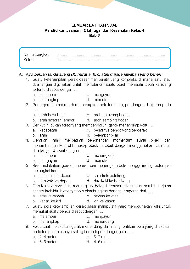 Akhirnya Terungkap 5 Fakta Mengejutkan dari Soal PJOK Kelas 4 Semester 2 yang Wajib Diketahui