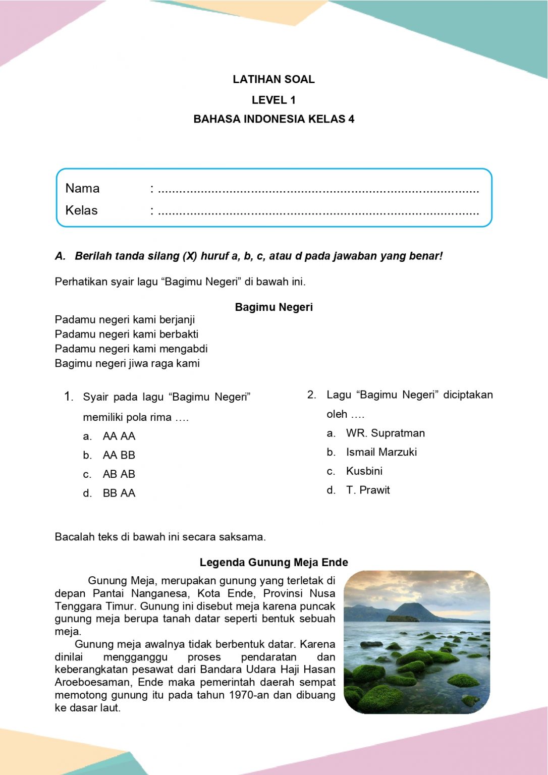 5 Latihan Soal Bahasa Indonesia Kelas 4 Tentang Bacaan yang Sering Muncul di Ujian dan Cara Menjawabnya dengan Benar