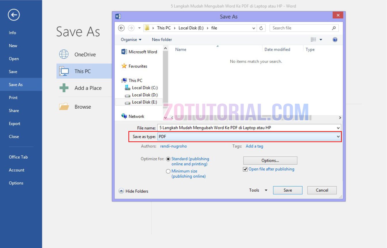 7 Rahasia Mengubah Word ke PDF di Laptop dengan Mudah yang Selama Ini Salah