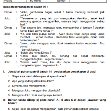 download soal pas 1 kelas 3 tema 1