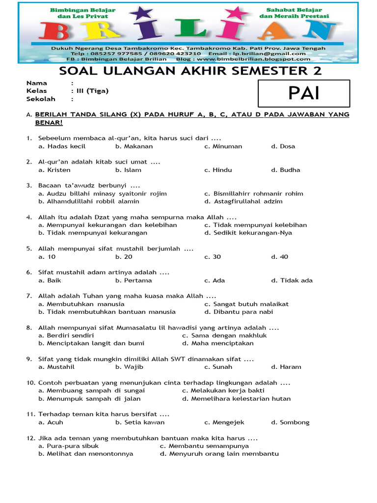 Menguasai Akhir Semester Panduan Lengkap Mengunduh Soal UKK UAS Kelas