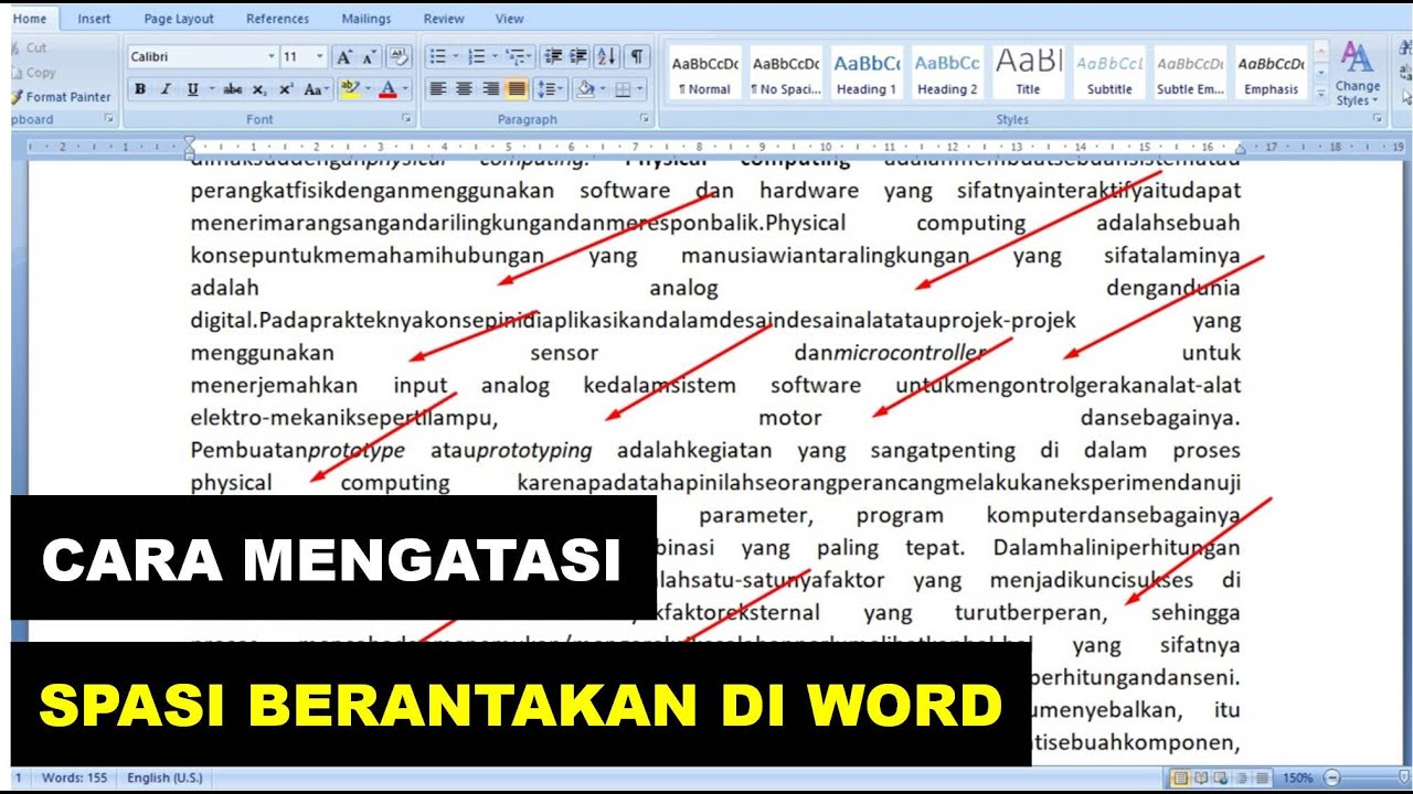 Rahasia 5 Cara Mengubah Spasi Kalimat di Word 2007 yang Berantakan Agar Dokumen Rapi