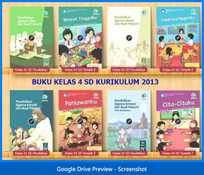 Terbukti 7 Cara Cepat Download Buku Soal Kelas 4 SD Kurikulum 2013 Sebelum Libur Sekolah